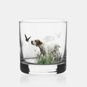 English Pointer Whiskey Glass