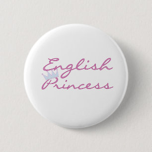 English Princess 2 Inch Round Button