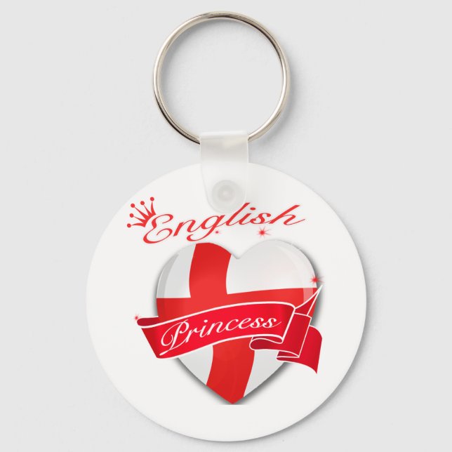English Princess Keychain (Front)
