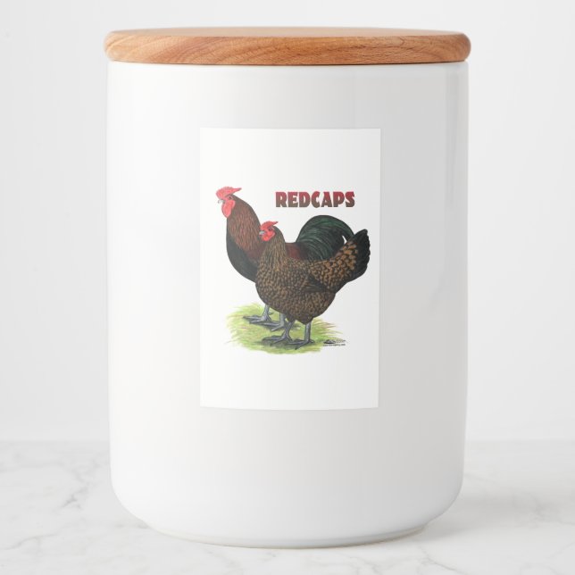English Redcaps Food Label (Front)