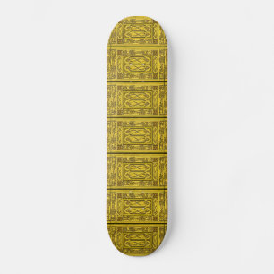 English Restoration Woodcarving Skateboard