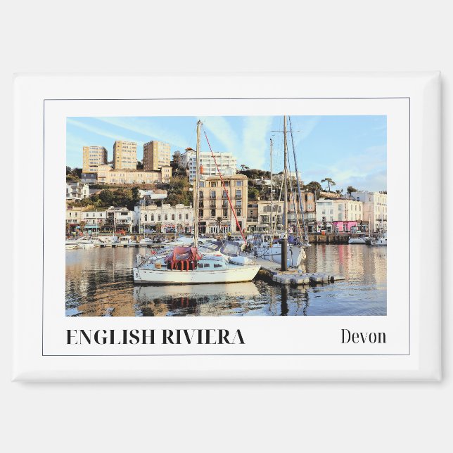 English Riviera, Torquay, Devon, England Magnet (Front)