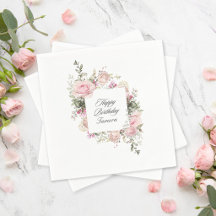 English Rose Garden Floral Birthday
