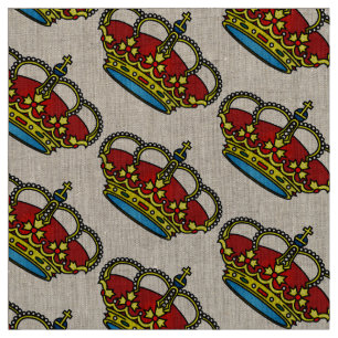 English Royal Crown Fabric