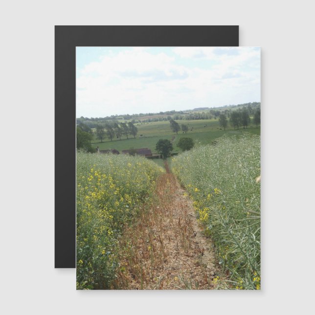 English rural countryside scene photo art (Front/Back)