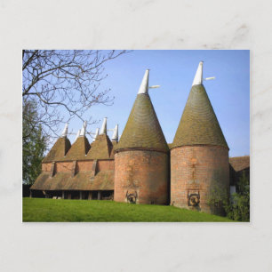 English Scenes, Kentish Oast houses Postcard