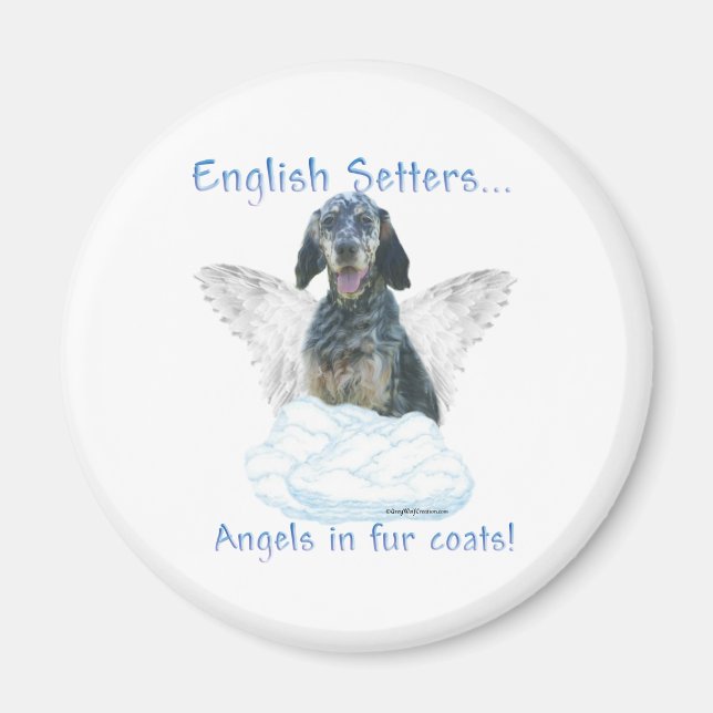English Setter Angel - Magnet (Front)
