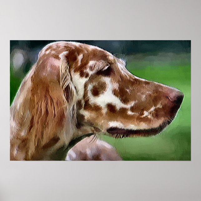 English Setter Art Prints (Front)