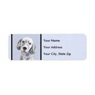 English Setter Blue Belton Painting Dog Art