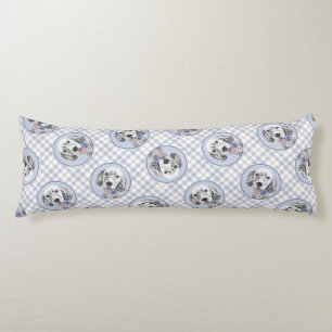 English Setter Blue Belton Painting Pet Dog Art Body Pillow