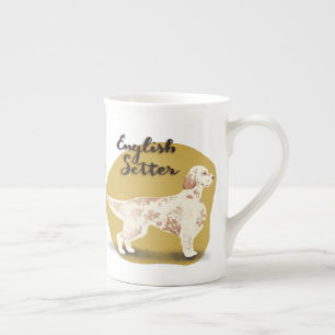 English Setter Bone China Mug