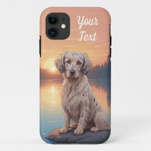 English Setter by Lake iPhone 11 Case