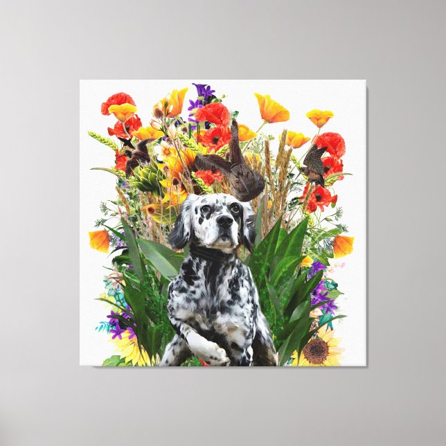 English Setter   Canvas Print (Front)