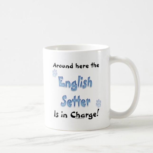 English Setter Charge Coffee Mug (Right)