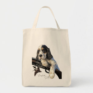 English Setter, cute puppy  Coffee Mug Flask Tote Bag