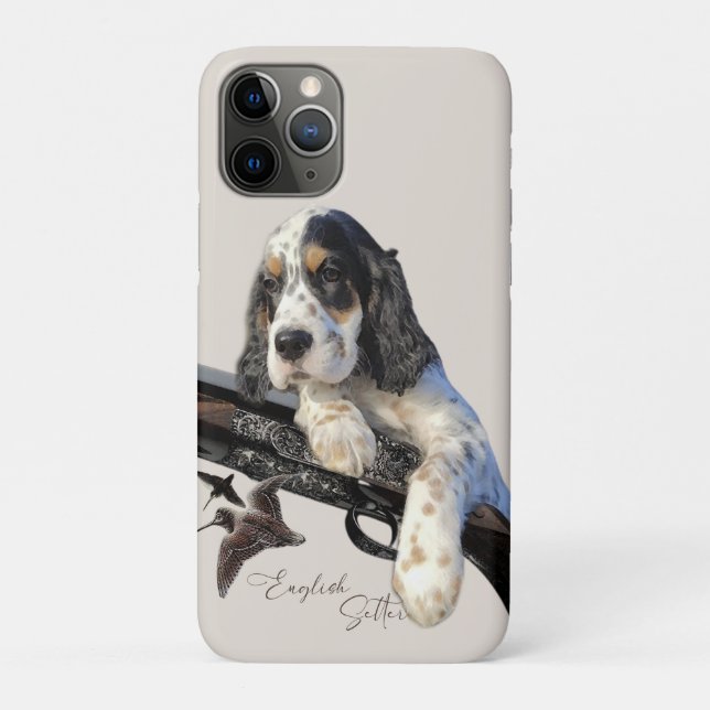 English Setter, cute puppy  Coffee Mug Flask Tote  Case-Mate iPhone Case (Back)