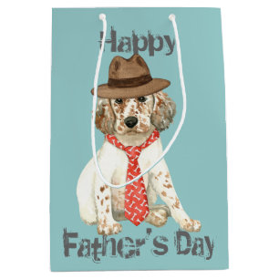 English Setter Dad Medium Gift Bag