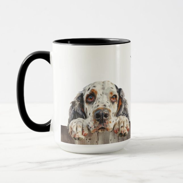 English Setter Dog Mug (Left)
