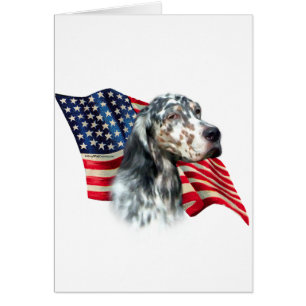 English Setter Flag