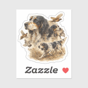 English Setter ,Hunting Art 