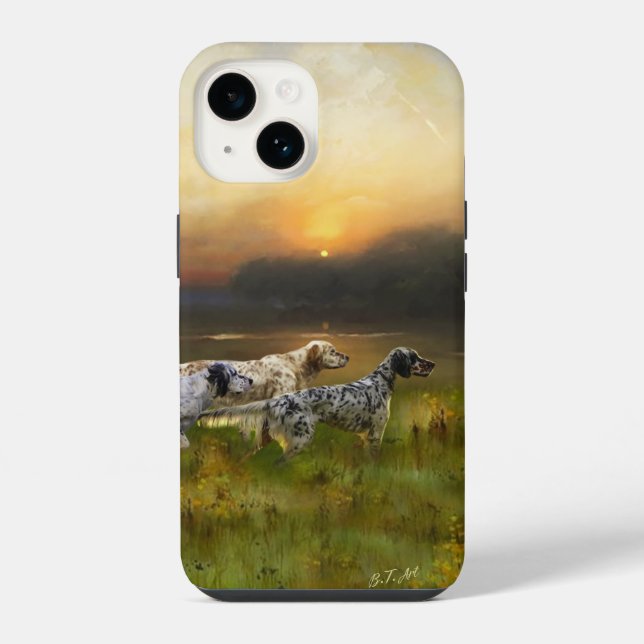 English Setter  iPhone Case (Back)