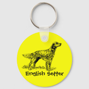 English Setter Keychain