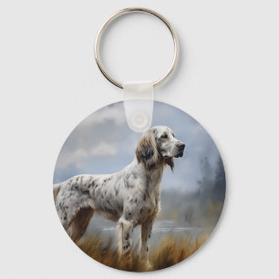 English Setter Keychain
