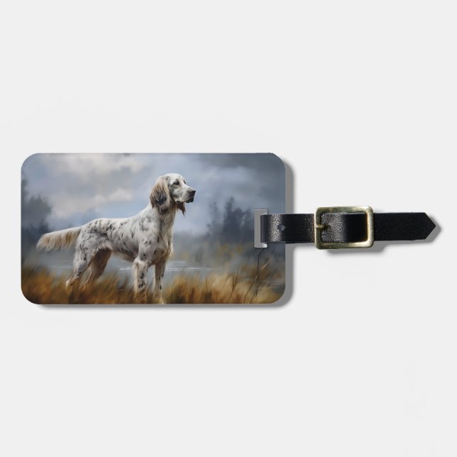 English Setter Luggage Tag (Front Horizontal)