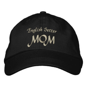 English Setter Mom Gifts Embroidered Hat
