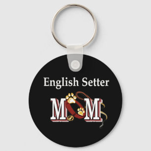 English Setter Mom Gifts Keychain