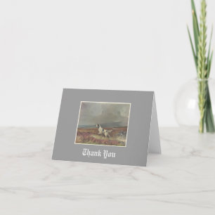 English Setter On Moorland Thank You Note