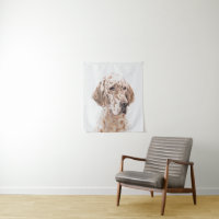 English Setter Orange Belton Painting Dog Art