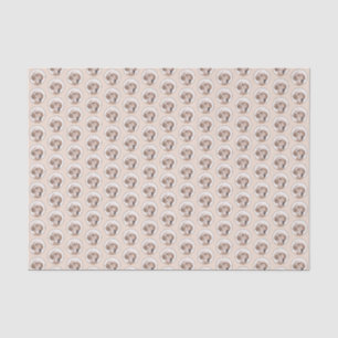 English Setter Orange Belton Painting Dog Art Tissue Paper