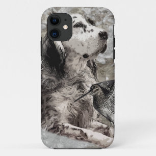 English Setter   Paperweight Photo Block Wood Wall iPhone 11 Case