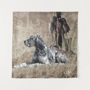 English Setter , Pheasant Hunting  Tapestry