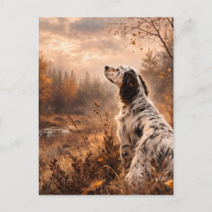 English Setter Postcard