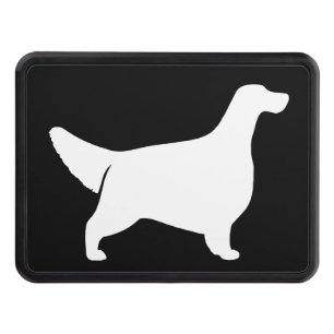 English Setter Silhouette Trailer Hitch Cover