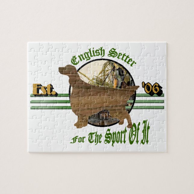English Setter Sporting Group Jigsaw Puzzle (Horizontal)