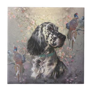 English Setter Tile