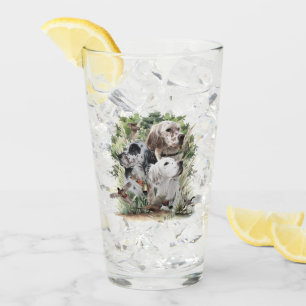 English Setters Glass