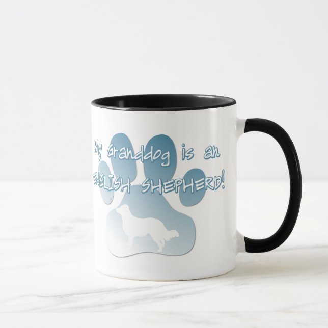 English Shepherd Granddog Mug (Right)