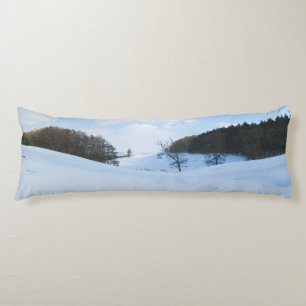 English Snow Valley - Personalised Body Pillow