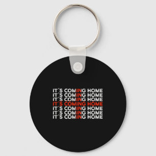 English Soccer Its Coming Home England Flag T Shir Keychain