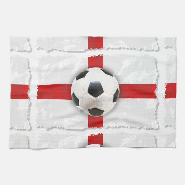 English Soccer Kitchen Towel (Horizontal)