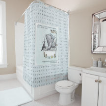 English/Spanish Shower Curtain - Difficult/Difícil