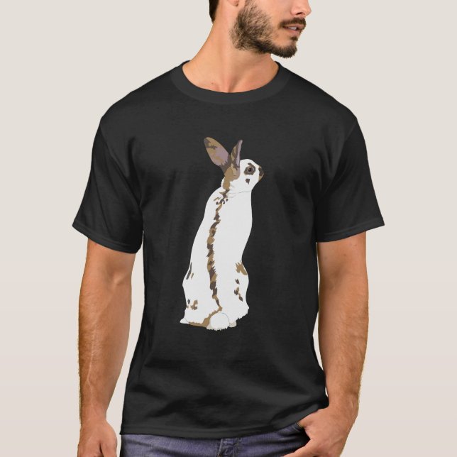 English Spot Rabbit - Standing T-Shirt (Front)