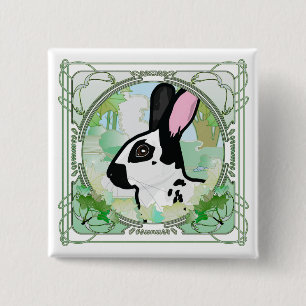 ENGLISH SPOTS! 2 INCH SQUARE BUTTON