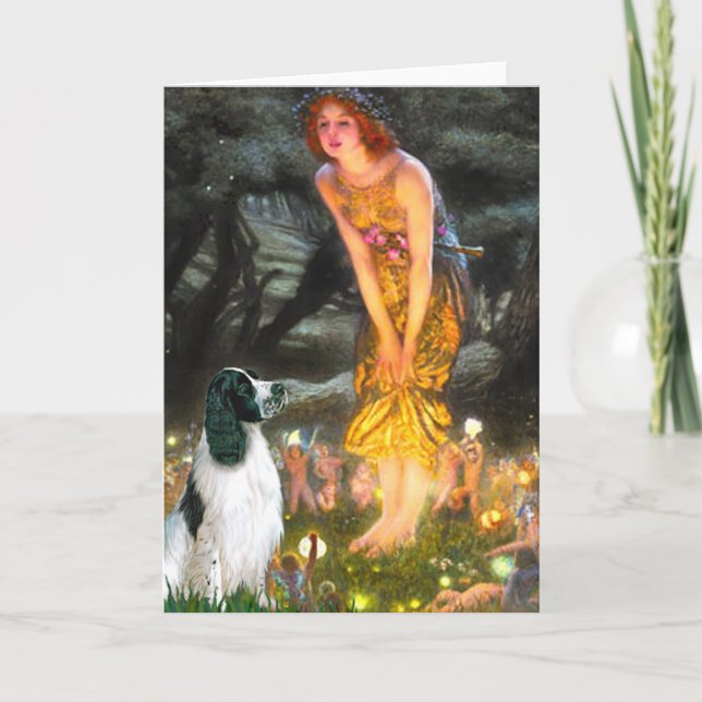 English Springer 7 - MidEve Card (Front)