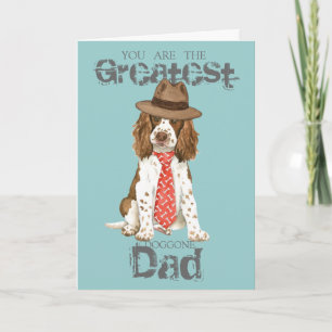 English Springer Dad Card