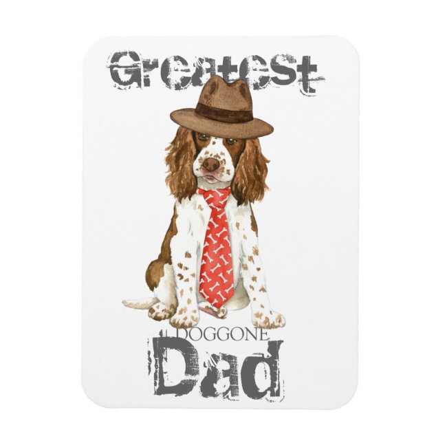 English Springer Dad Magnet (Vertical)
